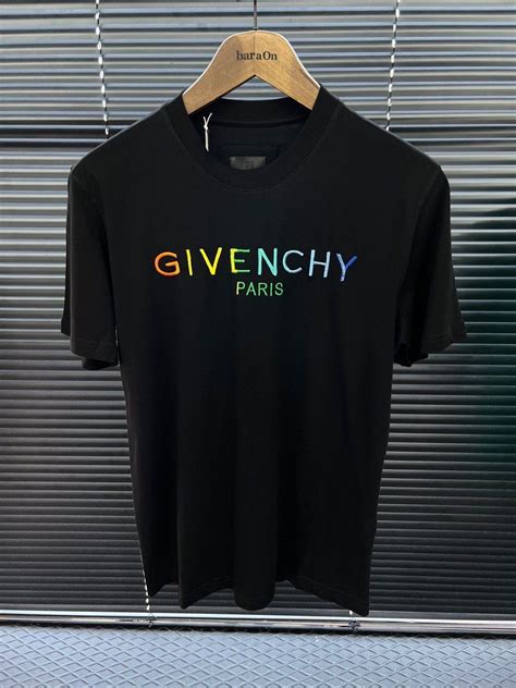 t shirt givenchy arcobaleno|givenchy paris tees.